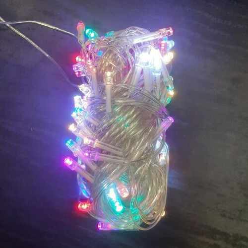 ریسه سوزنی led 100 لامپ نور مولتی