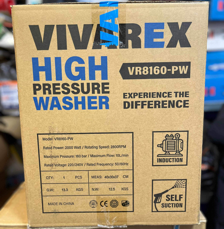 کارواش دینامی ویوارکس مدل VR8160-PW ظرفیت ۱۶۰ بار